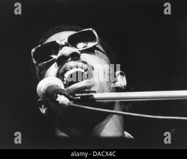 STEVIE WONDER  Promotional photo of US singer-songwriter about 1988 Stock Photo