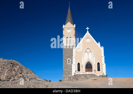 Felsenkirche, church in the coastal town of Luderitz, Namibia, Africa Stock Photo