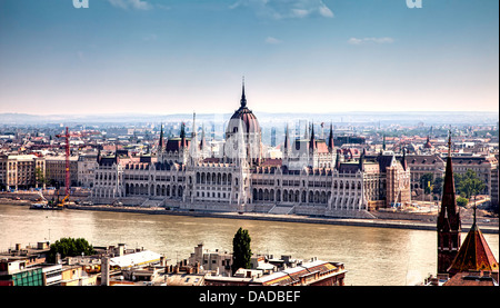 The building of the Parliament in Budapest, Hungary Stock Photo