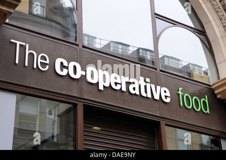 The Cadoro building co-operative food shop in Glasgow city centre Stock Photo