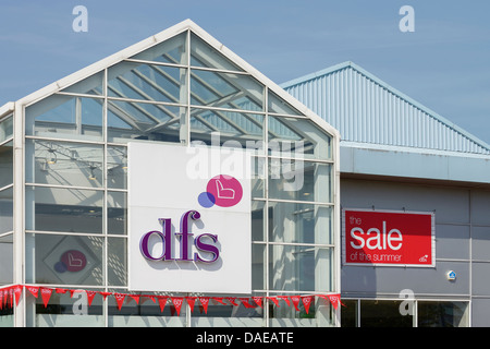 DFS store on a retail park Stock Photo