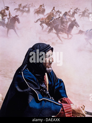 Anthony Quinn, on-set of the Film, 'Lawrence of Arabia', by Horizon Pictures with Distribution via Columbia Pictures, 1962 Stock Photo