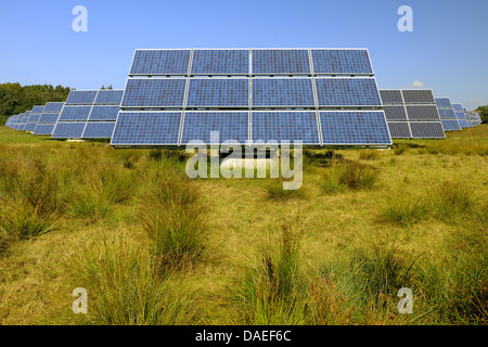 Solar Panels in Field, Germany, Bavaria