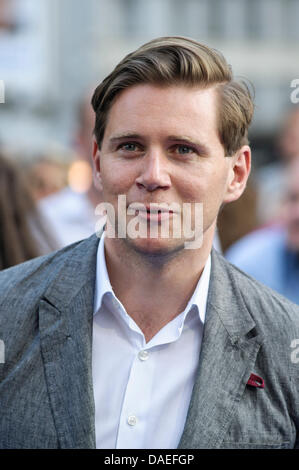 London, UK. 10th July 2013. Allen Leech attends the World Premiere of The World’s End on 10/07/2013 at Empire Leicester Square, London. Persons pictured: Allen Leech. Picture by Julie Edwards Stock Photo