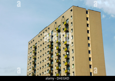 housing development with tower block in Poznan Stock Photo