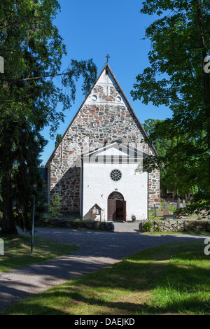 St. Mary's Church in Pohja, Finland Stock Photo