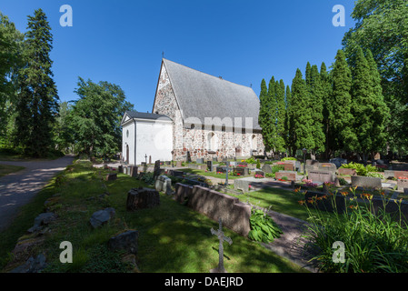 St. Mary's Church in Pohja, Finland Stock Photo