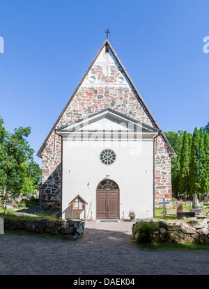 St. Mary's Church in Pohja, Finland Stock Photo