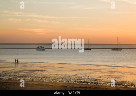 sunset over cullen bay, darwin, in july 2013 Stock Photo