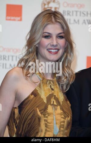 Rosamund Pike attends the Bafta Film Awards 2024, at the Royal Festival