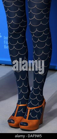 US director Miranda July poses during the photocall for the film 'The Future' during the 61st Berlin International Film Festival in Berlin, Germany, 15 February 2011. The film is shown in the competition program section of the International Film Festival. The 61st Berlinale takes place from 10 to 20 February 2011. Photo: Tim Brakemeier Stock Photo