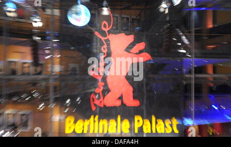 General view of the entrance of the Berlinale Palast in Berlin, Germany, 15 February 2011. The 61st Berlinale takes place from 10 to 20 February 2011. Photo: Jens Kalaene Stock Photo