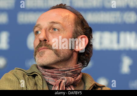 Austrian actor Karl Markovics attends the press conference for the film 'Unknown' during the 61st Berlin International Film Festival in Berlin, Germany, 18 February 2011. The film is running in section competition out of competition of the International Film Festival. The 61st Berlinale takes place from 10 to 20 February 2011. Photo: Tim Brakemeier dpa Stock Photo