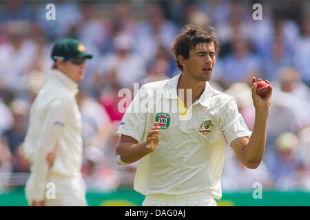 Nottingham, UK. 12th July, 2013. Ashton Agar during day three of the first Investec Ashes Test match at Trent Bridge Cricket Ground on July 12, 2013 in Nottingham, England. Credit:  Mitchell Gunn/ESPA/Alamy Live News Stock Photo