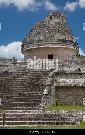 The observatory (Caracol) at Chichen Itza, Mexico Stock Photo