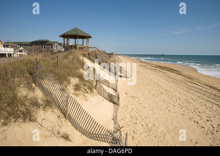 DUNES BEACH NAGS HEAD OUTER BANKS SHORELINE NORTH CAROLINA USA Stock Photo