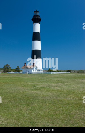 BODIE ISLAND LIGHTHOUSE CAPE HATTERAS NATIONAL SEASHORE OUTER BANKS NORTH CAROLINA USA Stock Photo