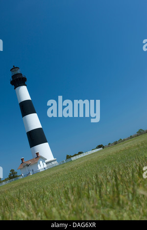 BODIE ISLAND LIGHTHOUSE CAPE HATTERAS NATIONAL SEASHORE OUTER BANKS NORTH CAROLINA USA Stock Photo