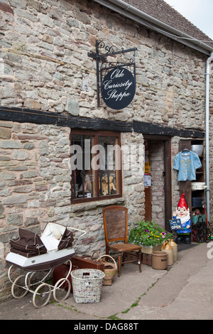 The Olde Curiosity Shoppe Hay-on-Wye, Powys, Wales Stock Photo
