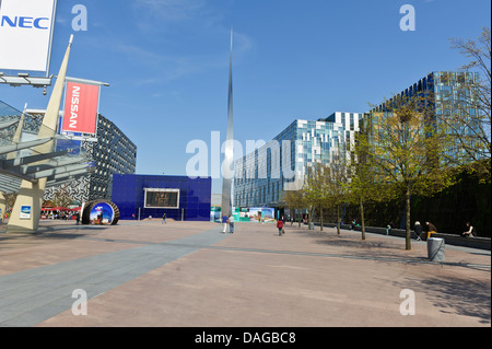 Peninsula Square at Millennium Dome (O2 Arena), Greenwich, London, England, United Kingdom. Stock Photo