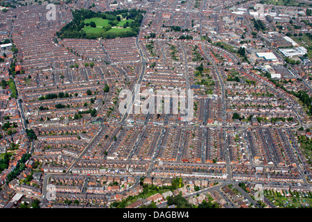 AERIAL VIEW OF LEICESTER SUBURBS HOUSING Stock Photo - Alamy