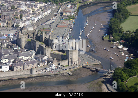 Caernarfon Castle Stock Photo