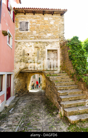 Istria, Croatia, Obertal, Portole, Oprtalj Stock Photo