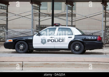 A Milwaukee police car is seen in Milwaukee Stock Photo - Alamy