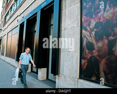 Facade of the London offices of Getty Images, Camden, London, England, United Kingdom Stock Photo