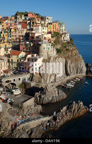Manarola, one of the five towns of the Cinque Terre in Italy, is known