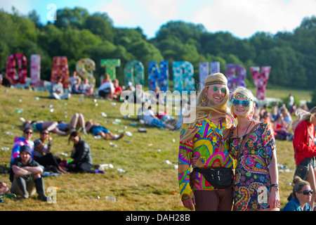Glastonbury Festival, Somerset, England, UK Stock Photo