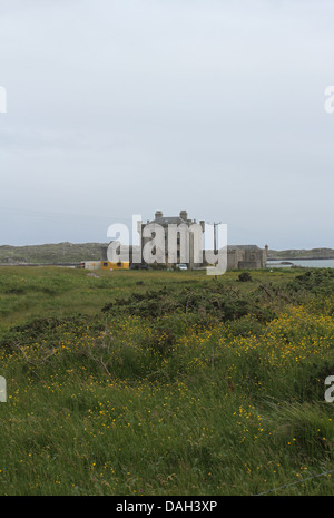 Breachacha Castle Isle of Coll Scotland July 2013 Stock Photo