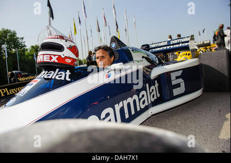 Brabham BMW BT52 racing car at the Festival of Speed 2022 at