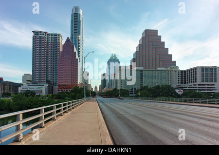 Downtown Austin, Texas - July 11, 2013 Stock Photo