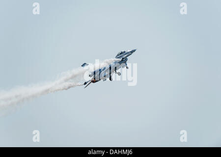 Belgian airforce F16, RNAS Yeovilton air display Stock Photo