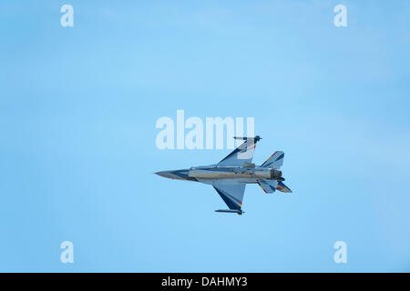 Belgian airforce F16, RNAS Yeovilton air display Stock Photo