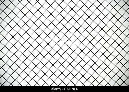 Black and white square checked paper background or texture Stock Photo