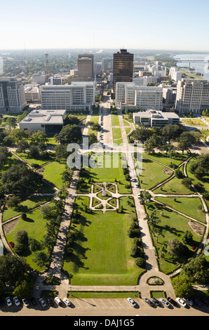 Baton Rouge Louisiana United - View From 27th Floor Observation Deck Louisiana State Capitol Baton Daj1g5