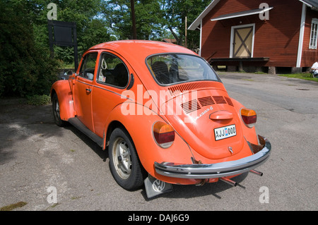 volkswagen VW beetle super superbeetle late model 1303 bug aircooled engine Stock Photo
