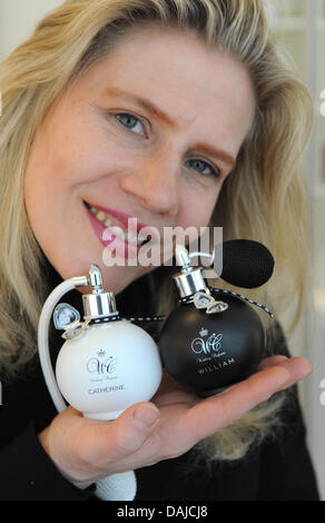 Bottles With Wedding Scent For Prince William And Kate Middleton Are Stock Photo Alamy