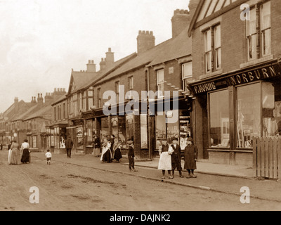 Dinnington Laughton Road early 1900s Stock Photo