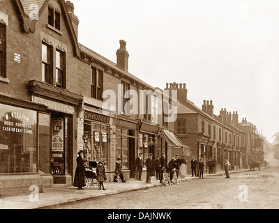 Dinnington Laughton Road early 1900s Stock Photo