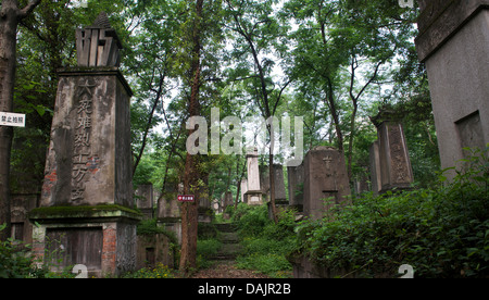 Cultural Revolution Cemetery in Chongqing, China. 10-May-2013 Stock Photo