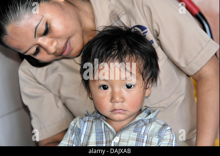 Mother with a young child Stock Photo