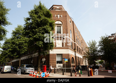 imperial college and alexander fleming plaque building St Marys Hospital Imperial College Healthcare NHS Trust Stock Photo