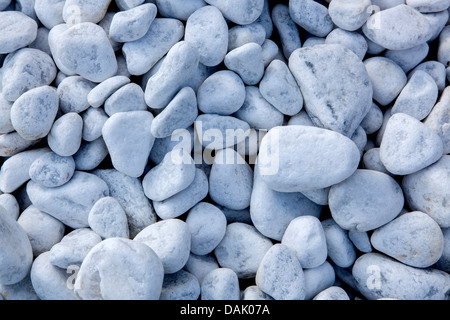 Carrara marble gravel, pebbles Stock Photo