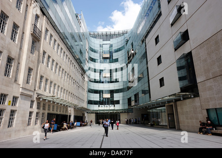 new bbc broadcasting house london, england uk Stock Photo