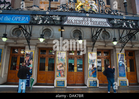 Her Majesty's Theatre in Haymarket street London England Britain UK Europe Stock Photo