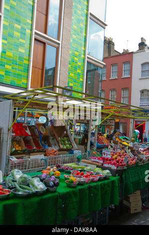 Berwick Street Soho central London England Britain UK Europe Stock Photo