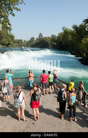 Türkei, Provinz Antalya, Manavgat, Wasserfall (Manavgat Selalesi) des Manavgat-Cayi (Melas) Stock Photo